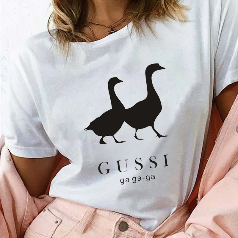 

ZOGANKI Summer Street Style Funny Cute Printed T-shirt Fashion Streetwear Harajuku Women Skateboard Street T Shirt Tops