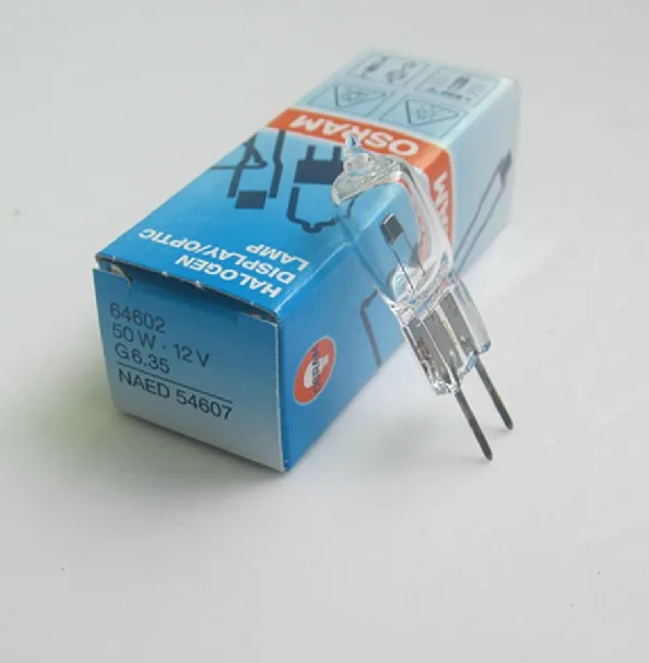 10 шт./лот hlx64602 для OSRAM 12v50w 1100 часов галогенные Дисплей-оптические лампы проектор