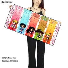 Mairuige Custom Sailor Moon Mousepad Big Size 90x40x2cm Gaming Mouse Pad Anti-slip Para Lol Laptop for Csgo Dota2 Free Shipping