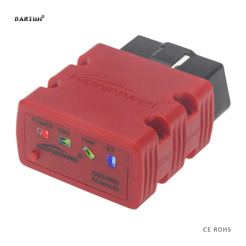 

Bartun Mini Newest Vag Com Scanner Red Bluetooth 3.0 OBDII Car Scan Tools OBD OBD2 Code Readers Elm372 V1.5 Auto Tools