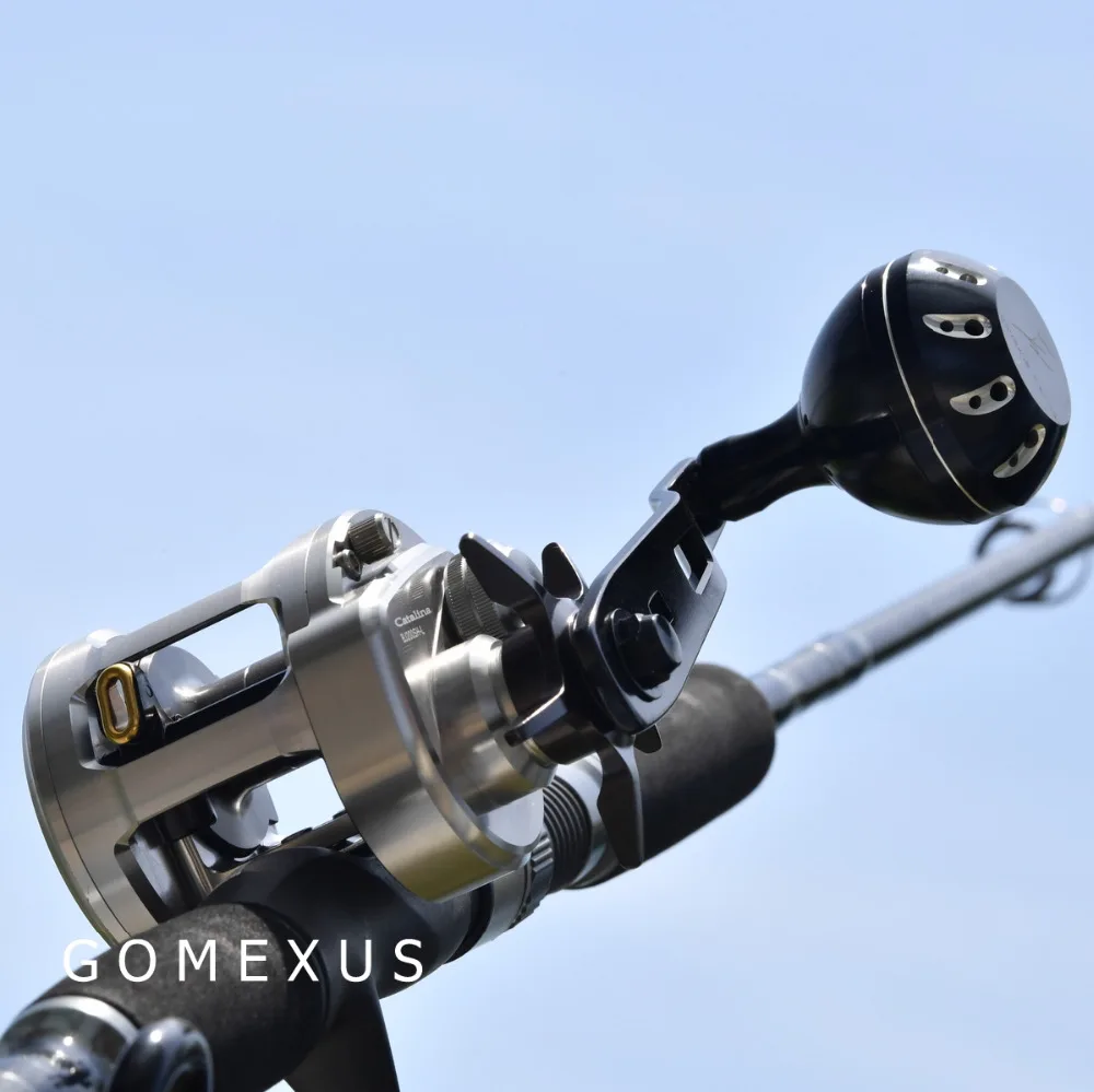 Gomexus Power Reel Handle For Abu Garcia Ambassadeur C3 CS Daiwa Round Reel 8*5mm Handle 95mm As Description