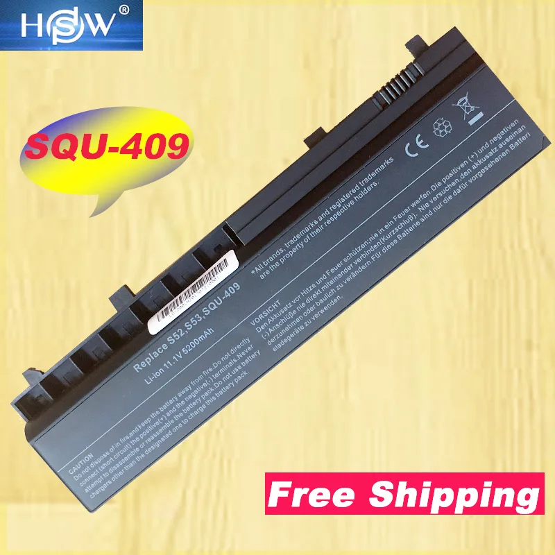 HSW Высокая Capcity черный Аккумулятор для ноутбука LENOVO SQU409 SQU-416 SQU-409 I305RH DHS5 CS.23K45.001