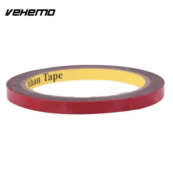 

8MM Width Red Car Auto Van Double Sided Sticker PE Office Glue Adhesive Tape