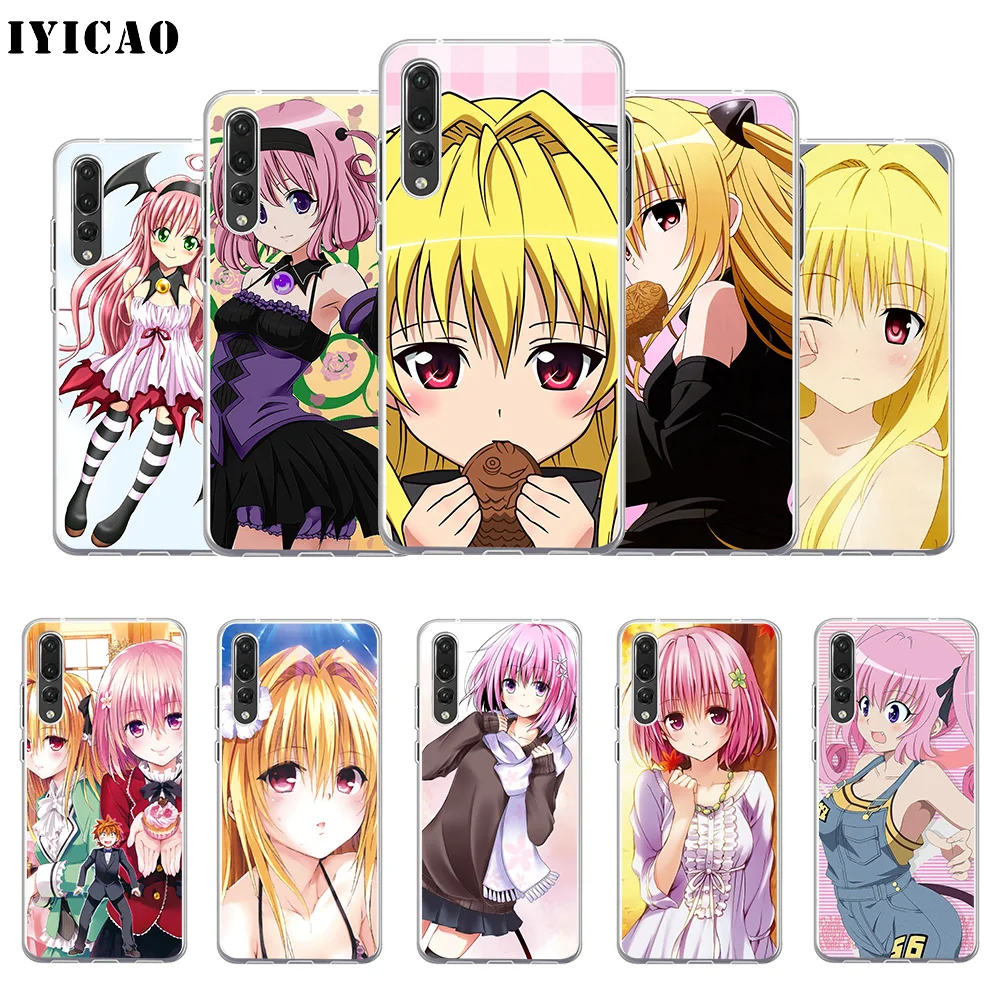 IYICAO To Love Ru Мягкий силиконовый чехол для телефона Huawei P30 P20 Pro P10 P9 P8 Lite P Smart из ТПУ |