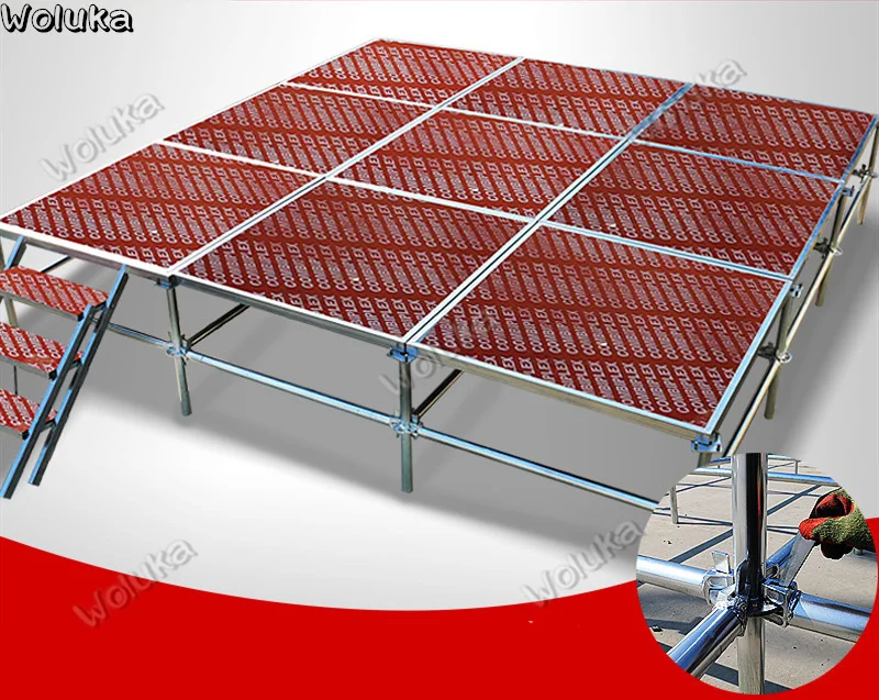 

REA stage Mobile folding stage frame activity performance assembling assembly stage iron and steel mine frame stage CD50 W03