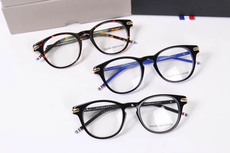 2017 thom TB813 Round frame glasses Fashion Vintage optical frame eyewear frames Brand oculos de grau