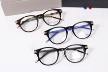 2017 thom TB813 Runde rahmen gläser Mode Vintage optische rahmen brillenfassungen Marke oculos de grau brillen mit box