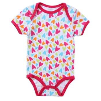 

2018 Newly 100% Cotton Baby Bodysuit Summer Newborn Cotton Body Baby Short Sleeve Underwear Infant Boy Girl Pajamas Baby Clothes