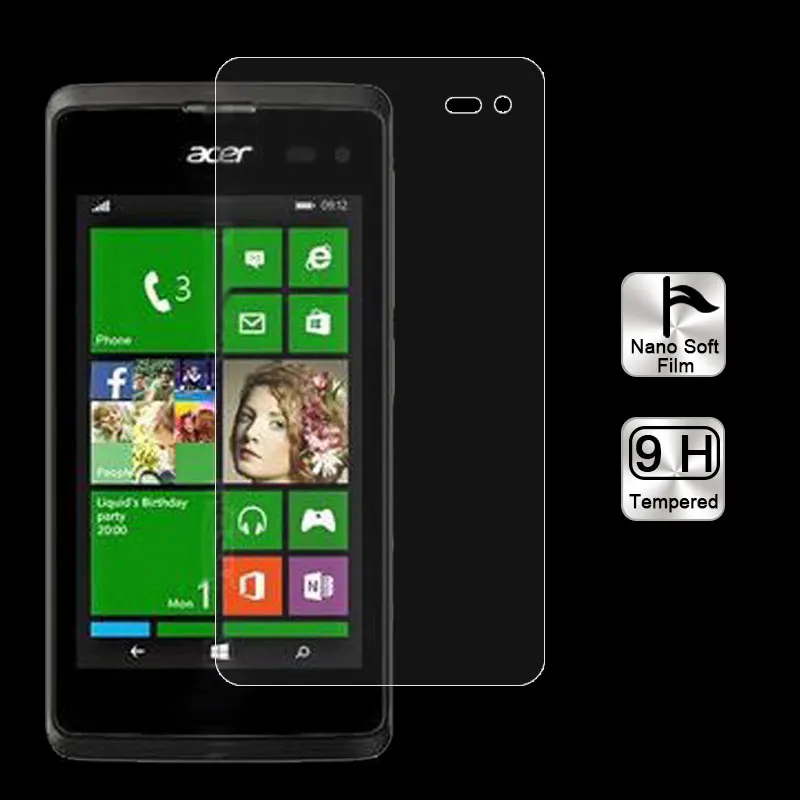 

Clear Best waterproof screen protector film For Acer Liquid M220 4 in Explosion-proof Nano soft film with Cleaning Tools
