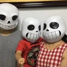 Undertale» для девочки, мальчика, ребёнка ребенка детская маска Санс и папирус из сказок подземелья маска черепа брат аниме Хэллоуин косплей маска