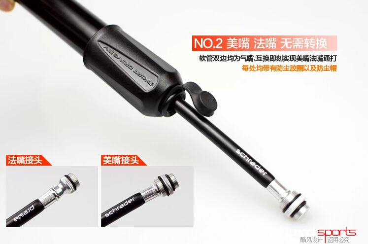 LEZYNE Sport hp 120psi 8.3bar/HV 90psi 6.2bar портативный многофункциональный мини-насос