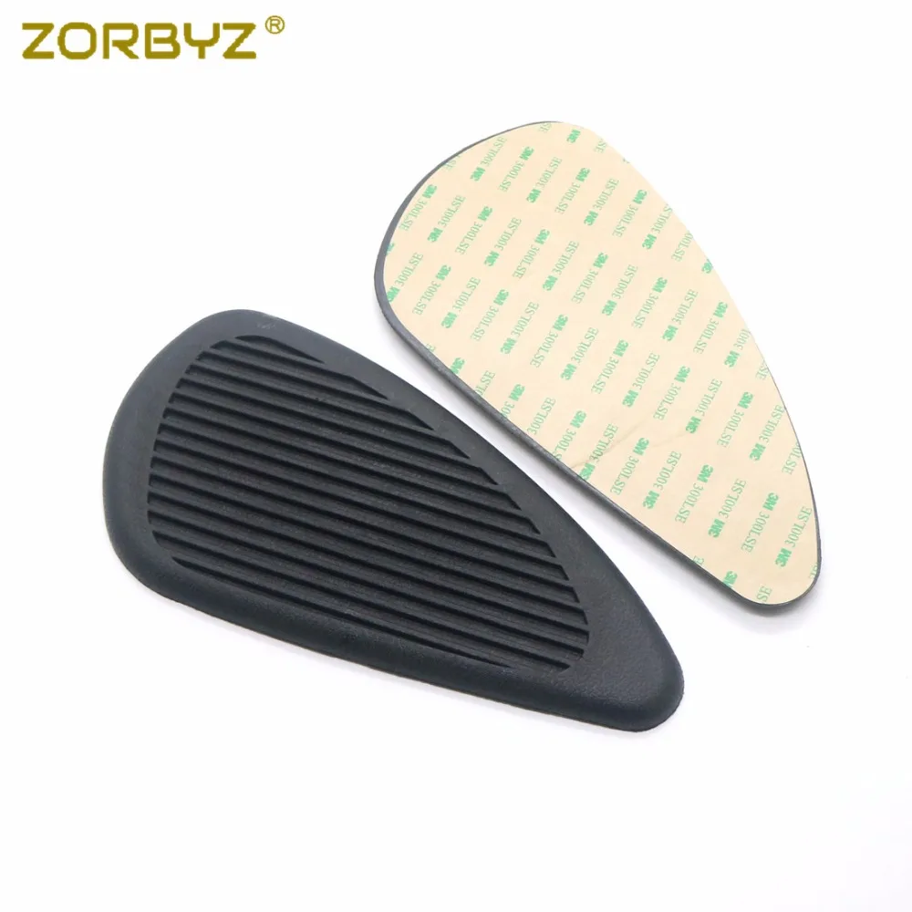 ZORBYZ черный/коричневый мотоциклетный резиновый газовый бак наколенники боковая