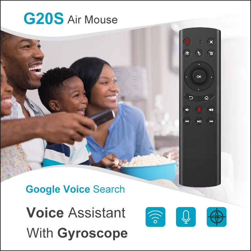 Новый G20S Голосовое управление 2 4G беспроводная Fly Air Mouse Клавиатура с датчиком
