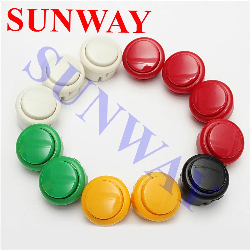 Brand-New-12Pcs-set-30mm-Arcade-Colorful-Round-Type-Durable-Push-Buttons-Replace-DIY-PC-Games_