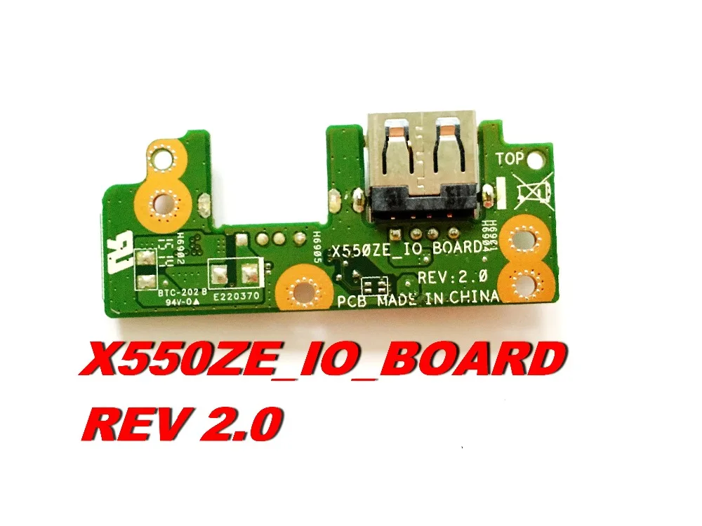 Оригинальный дизайн для ASUS X550ZE Плата USB X550ZE_IO-BOARD REV 2 0 испытанное хорошее