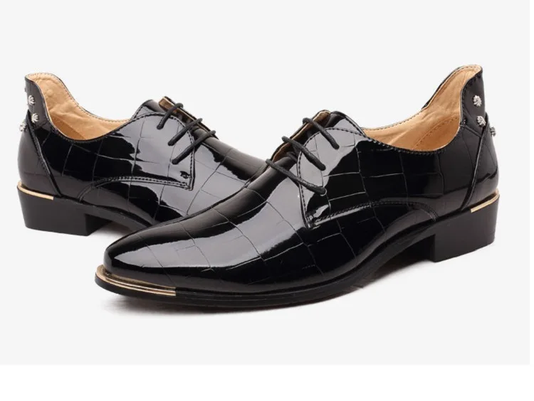 Модельные модные кожаные туфли больших размеров; кожаные туфли для торжественных мероприятий; мужские кроссовки на плоской подошве; удобная мужская обувь в британском стиле