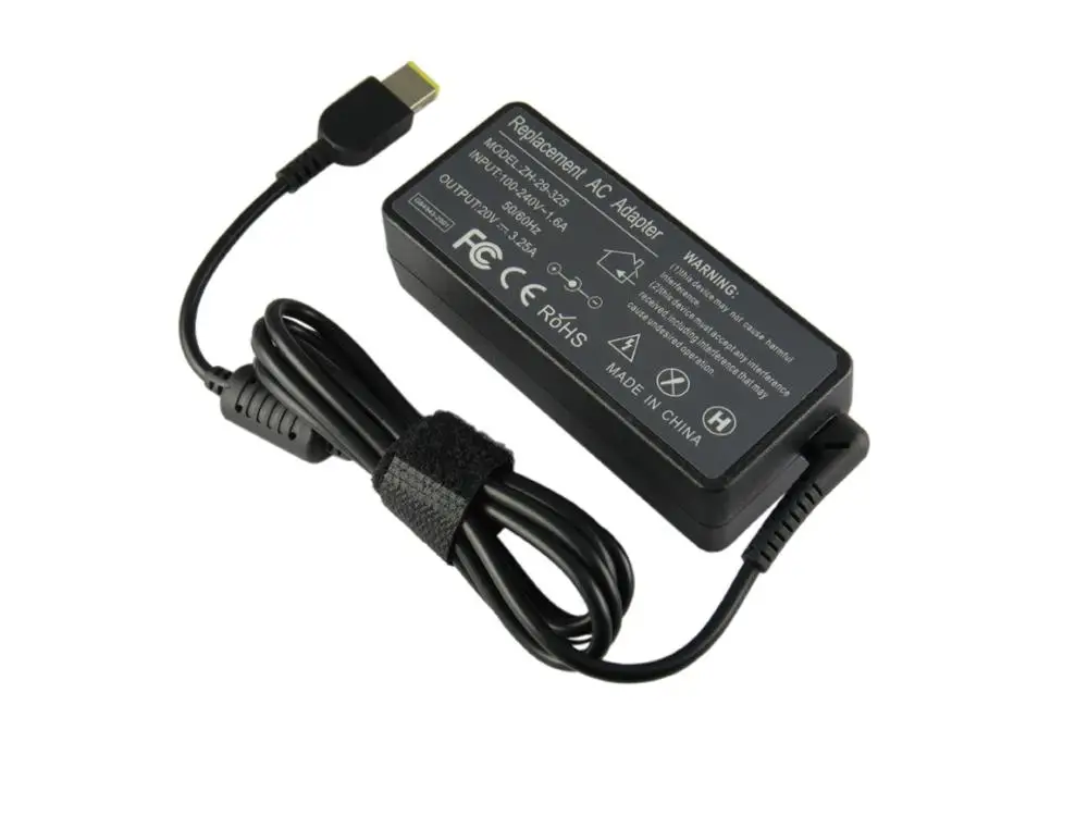 20 В 3.25a 65 Вт ноутбук AC Адаптеры питания Зарядное устройство для X1 Carbon Lenovo G400 G500 g505