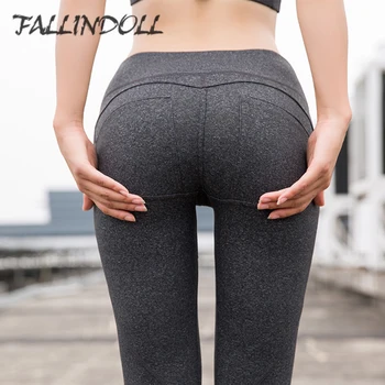 

Women Fitness Sports Leggings Corgi buttock Shaping Yoga Pants Gym Workout Breathable Running Tights Pants Slim Push Up Pants