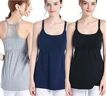 

Tops Casual Summer Women Elastic Maternity Camisole Sleeveless Sleepwear Camis Nursing Tank Tops Breastfeeding Vest