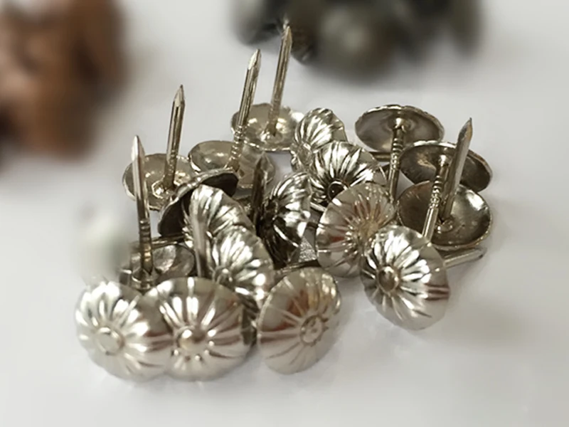 Online Shop (500PCS/PACK) 11MM *17MM Silver Flower Top Face Pins 