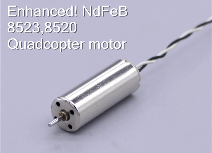 

Enhanced! NdFeB hollow cup motor 8523,8520 Quadcopter motor
