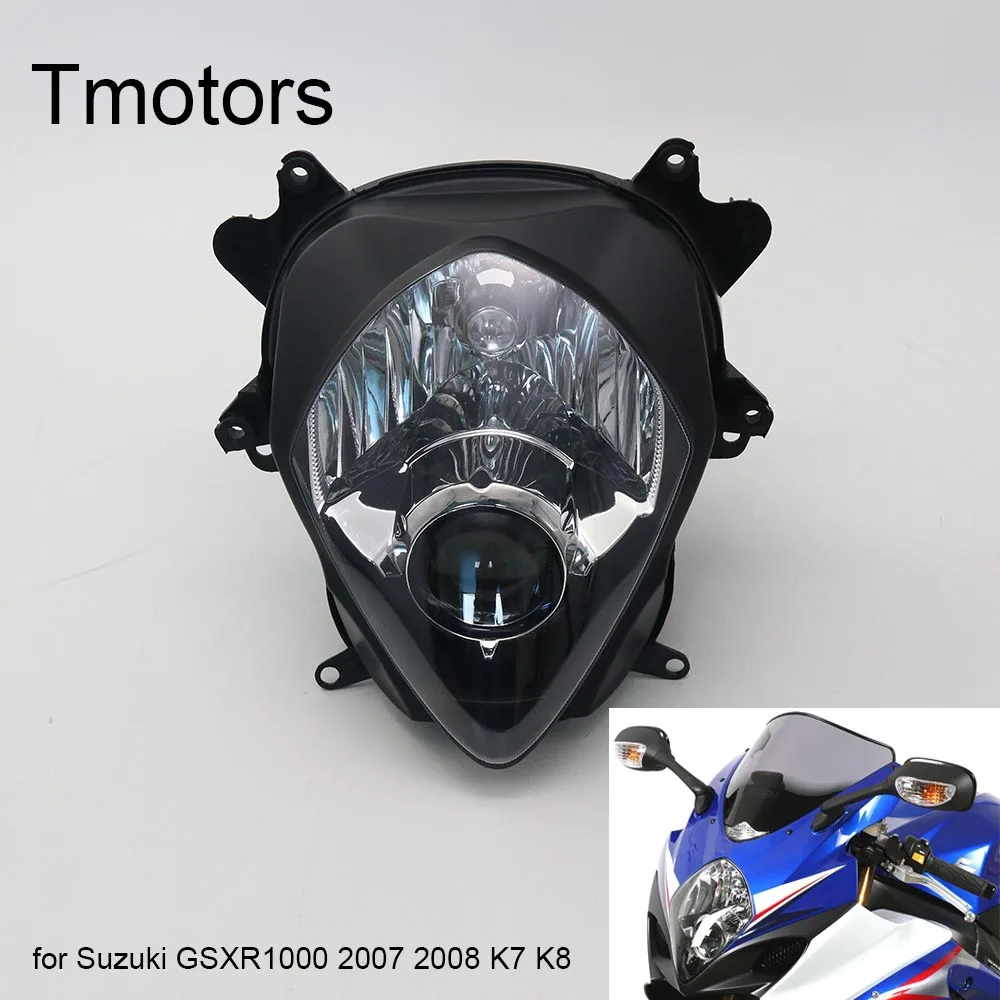 

3 Clear Front Headlight Headlamp Street for Suzuki GSXR1000 GSXR 1000 GSX1000R GSX-R 2007-2008 2007 2008 K7