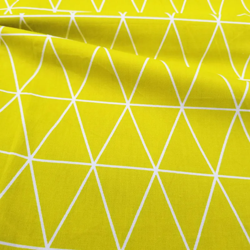 Горячая геометрические узоры печатные хлопок саржевая ткань для DIY шитье стеганое жир четверти Материал Ткань для ребенка и ребенка