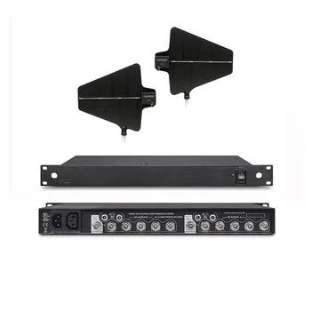 

Bolymic Professional Antenna distributor amplifier 4 channels antenna splitter 4 Channel Microphone Amplifier 500-952MHz Microfo