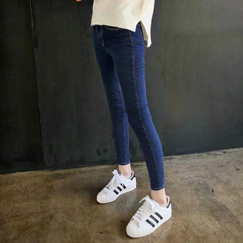 

Women's Denim Pants Distressed High Waist Skinny Jeans