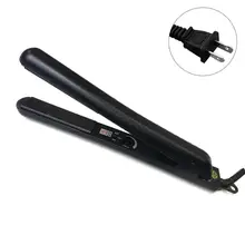 Профессиональная выпрямляющая плита для волос турмалин керамический плоский Утюг регулируемый выпрямление волн кудри двойное напряжение