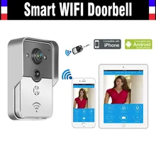 Smart Wifi Wireless Doorbell Intercom Video Door Phone WIFI Camera Viewer remote unlock intercom for IOS Android phone Tablet