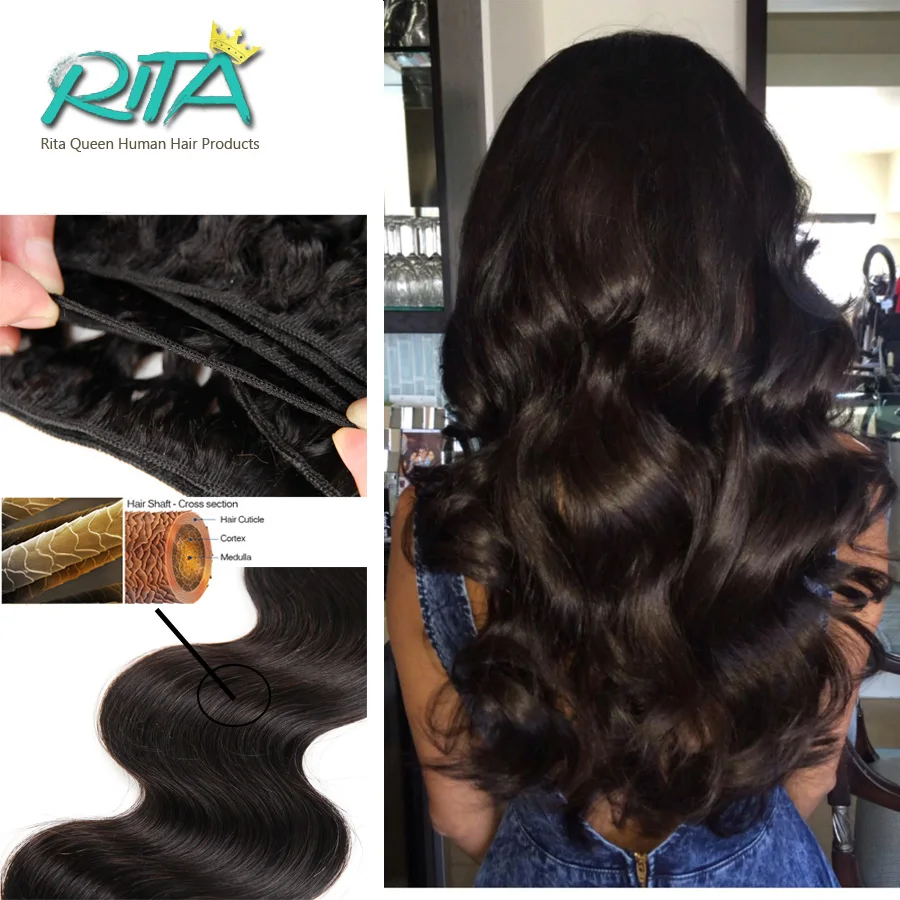 50g  7A Cheap Brazilian Body Wave Hair Weft Natural Color Halo Lady Human Hair Bundles 1Pc Body Wave Brazilian Virgin Hair