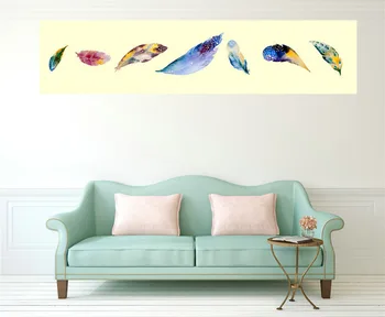 

Nordic Art Feather Poster Large Canvas Painting Wall Picture Prints For Home Decor Living Room Paintings
