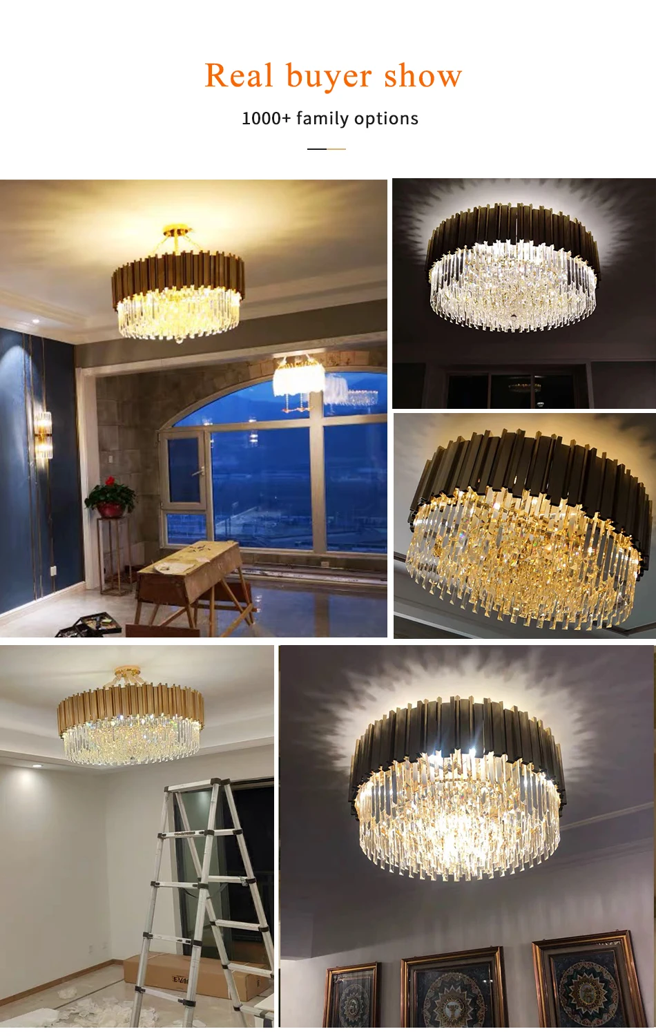 Современная роскошная круглая Золотая хрустальная люстра освещение для гостиной столовой zyrandol светодиодный подвесной светильник кухонные люстры