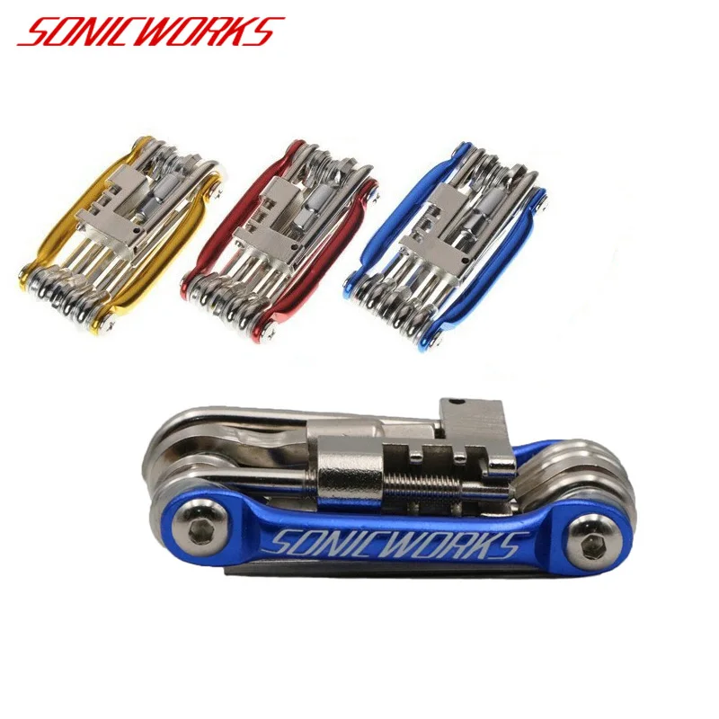 

11 In 1 Multifunction Bicycle Repair Tools Set Portable Steel Wrench MTB Road Bike Pro Maintain Ferramenta Cycling Tools SW0014