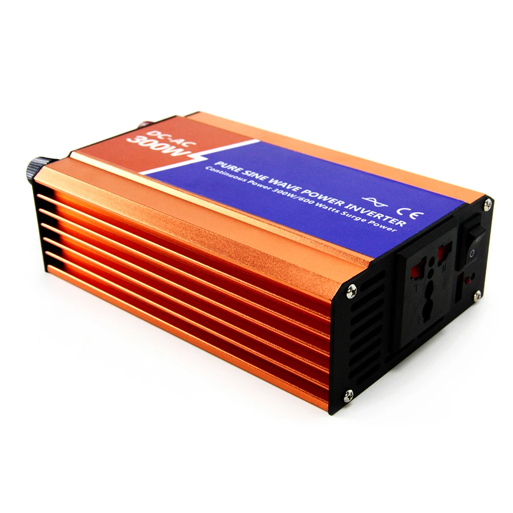 

MAYLAR 300W 24VDC 110V/120V/220V/230VAC 50Hz/60Hz Peak Power 600W Off-grid Pure Sine Wave Solar Inverter or Wind Inverter