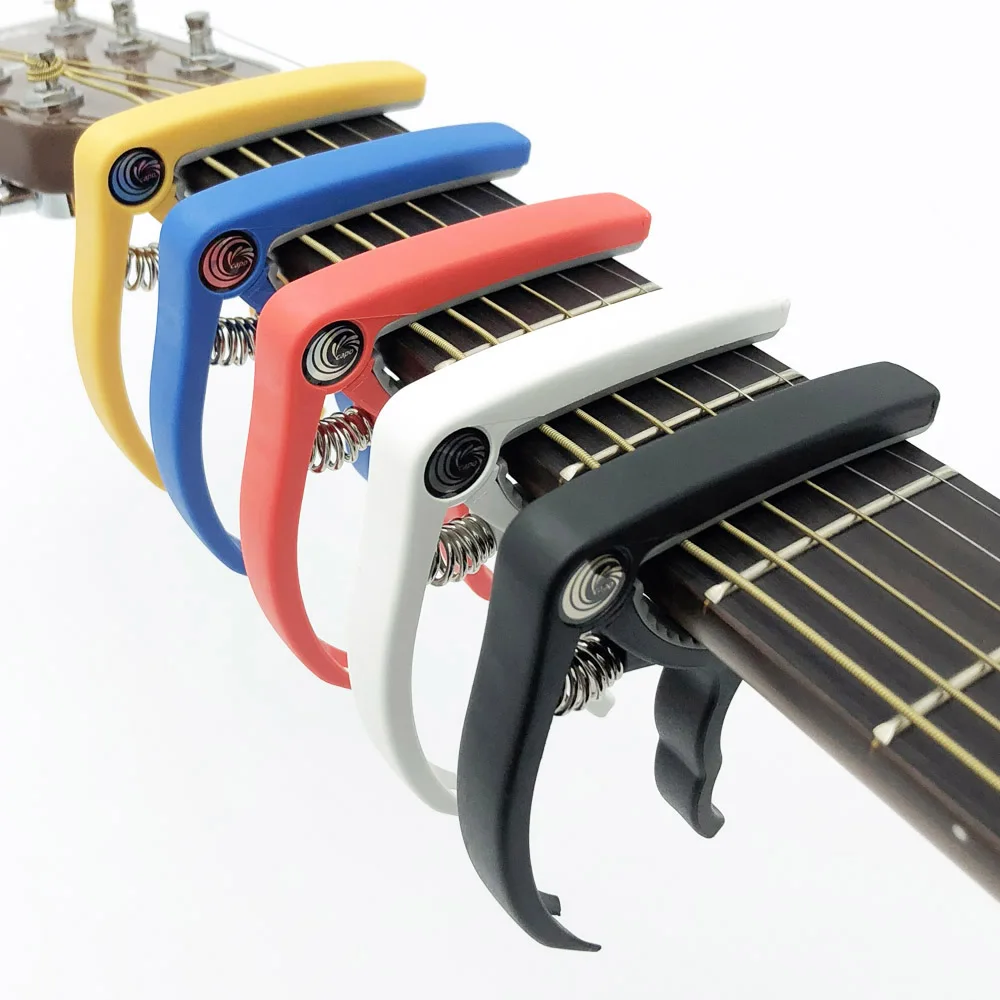 SLOZZ Guitarra de plástico de Capo 6 cuerdas eléctrica acústica Guitarra Bass Ukulele de abrazadera Capotraste Violao Accesorios SLOZZ Guitarra de plástico de Capo 6 cuerdas eléctrica acústica Guitarra Bass Ukulele de abrazadera Capotraste Violao Accesorios