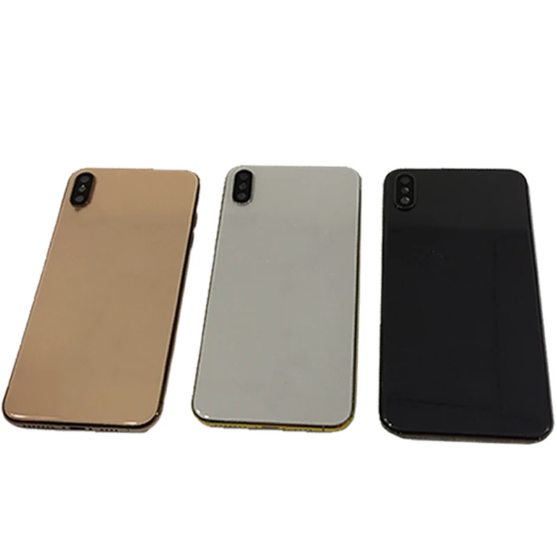 AAA Качество для iphone XS Max задняя средняя рамка полный Корпус в сборе батарея Крышка