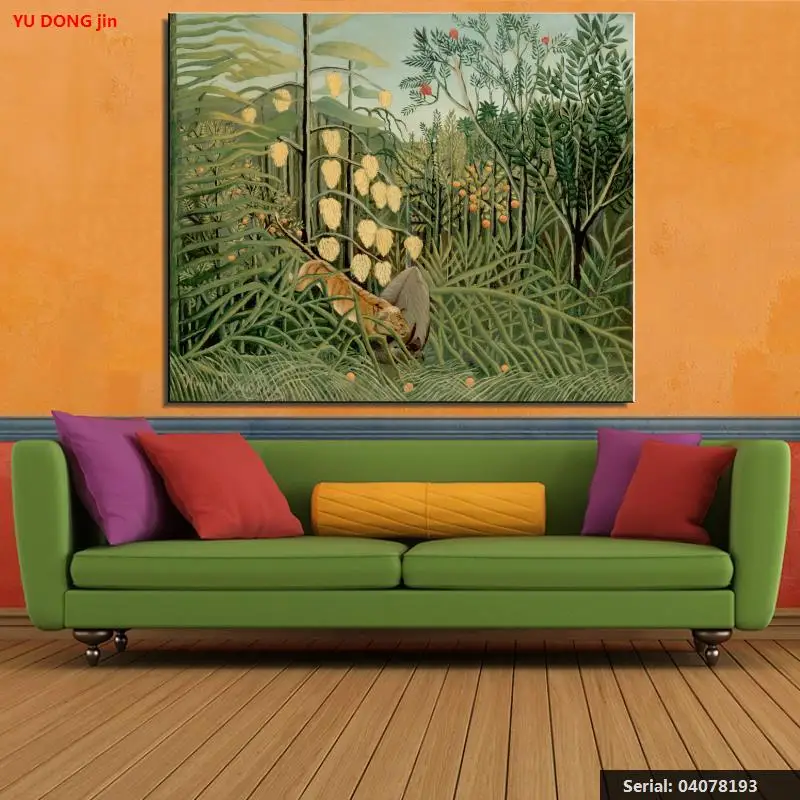 

Rousseau Still life Classical oil Painting Drawing art Spray Unframed Canvas miniature picture picture brass realistic04078193