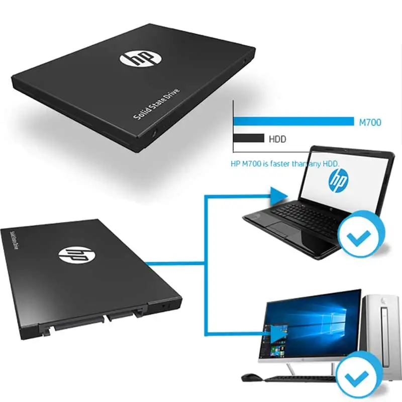 HP SSD 240gb 120GB sata3 Internal Solid State Drive 2 5 Hard Disk Disc HDD S700 4