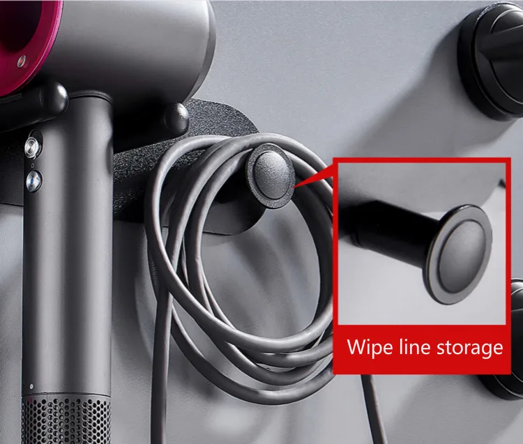 Держатель фен Dyson Фен держатель настенный кронштейн клей/Винты Монтажные Стойки