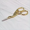 Золотые швейные ножницы 9,3 см, ручная работа, винтажная Античная Zakka, вышивка крестиком, стальное ремесло, «сделай сам», ретро, домашний инстр... ► Фото 3/5