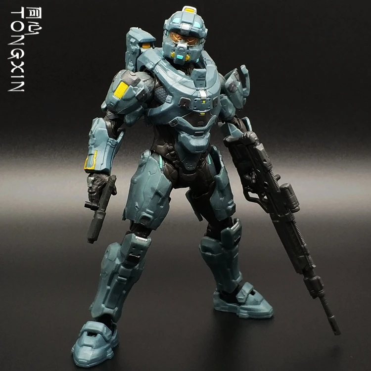 Новинка HALO Spartan Warrior Sergeant Halo модель Фигурка Mezco macfarlan