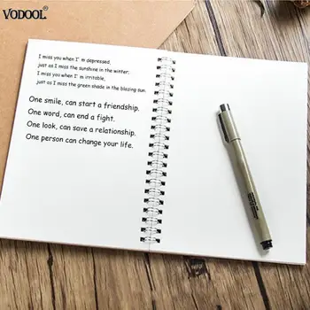 

Black Cover Blank Sketchbook Spiral Journal Diary Notebook Caderno Office School Stationery Papelaria Material Escolar Note Book