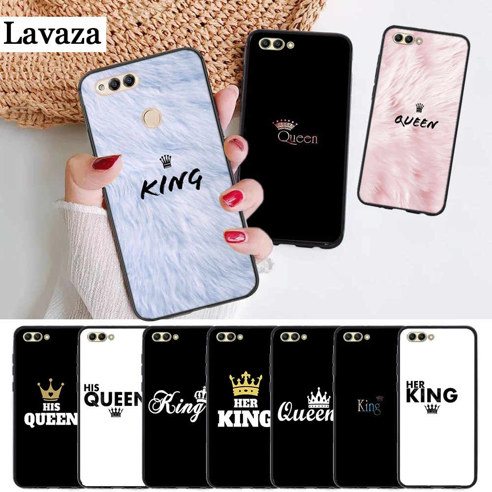 Новый силиконовый чехол Queen &amp King для Huawei honor 6A 7A Pro 7X 8 Lite 8A 8X 8C 9 Note 10 View 20 20S 9X |