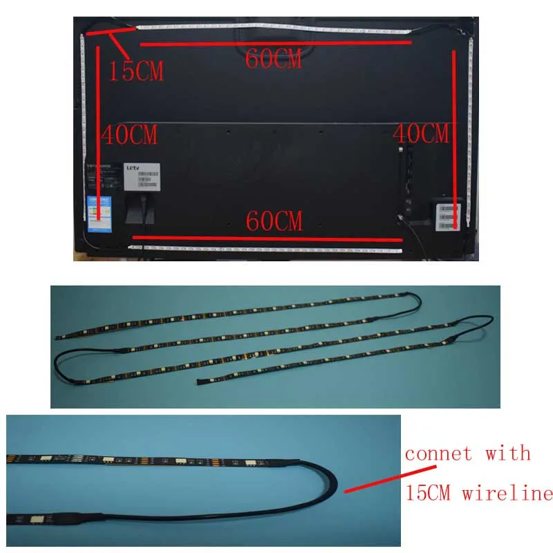 USB LED Strip lamp 5050SMD DC5V Flexible LED light Tape 1M/2M HDTV TV Desktop Screen Background Bias lighting wite RF 17 key USB LED Strip lamp 5050SMD DC5V Flexible LED light Tape 1M/2M HDTV TV Desktop Screen Background Bias lighting wite RF 17 key