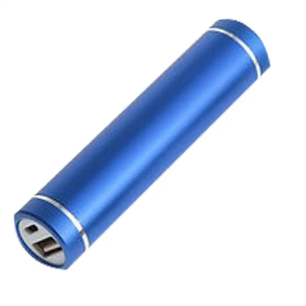 Общий USB портативный внешний аккумулятор одна секция алюминиевый сплав