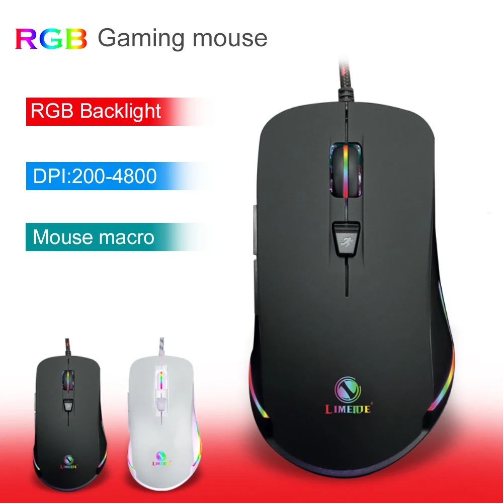 

Professional Wired Gaming Mouse 6 Button Adjustable DPI Optical USB Computer mice Gamer Mice X7 Game Mouse For overwatch
