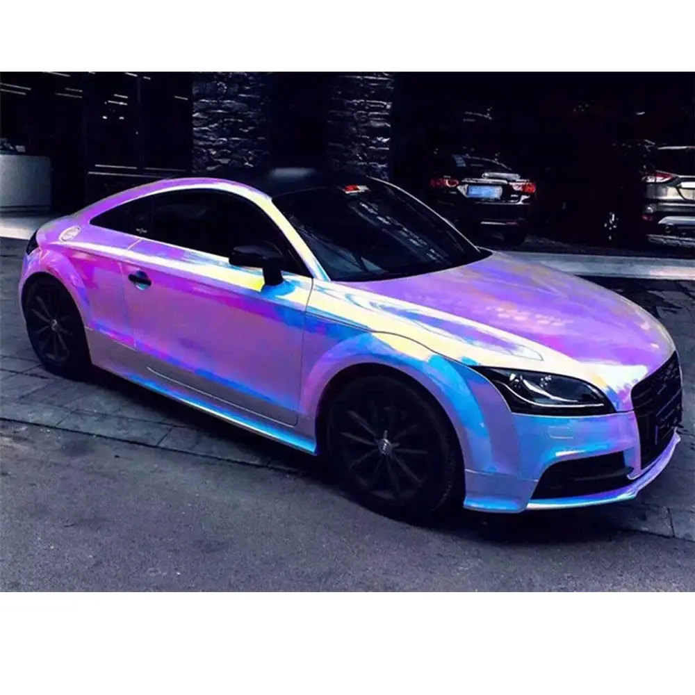 Look Pretty Play Dirty Gold Hologram Neo Chrome Car Funny Novelty Sticker Decal 