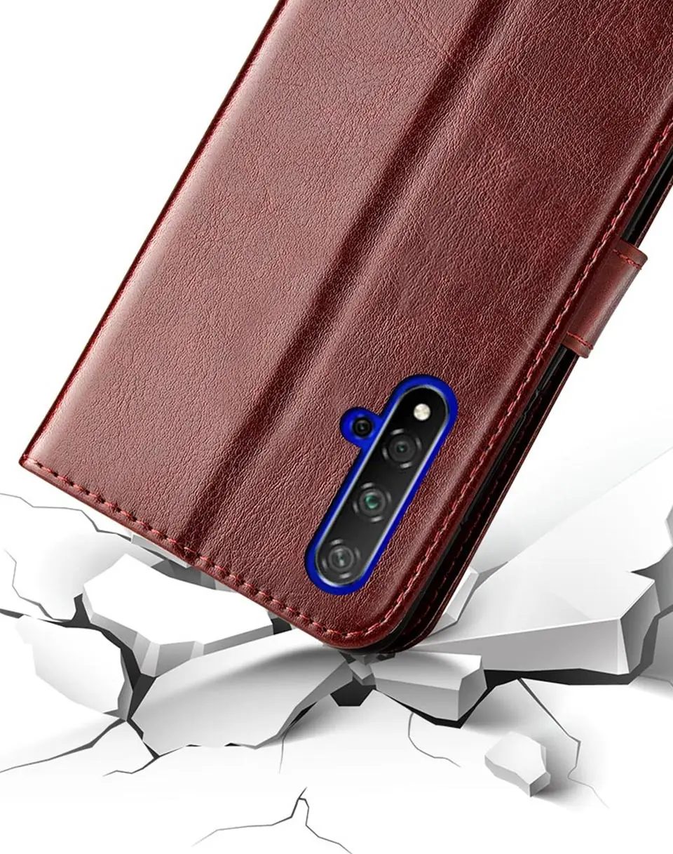 Кожаный чехол книжка для Honor 20 Pro накладка Huawei Honor20 20Pro Lite|Бамперы| |